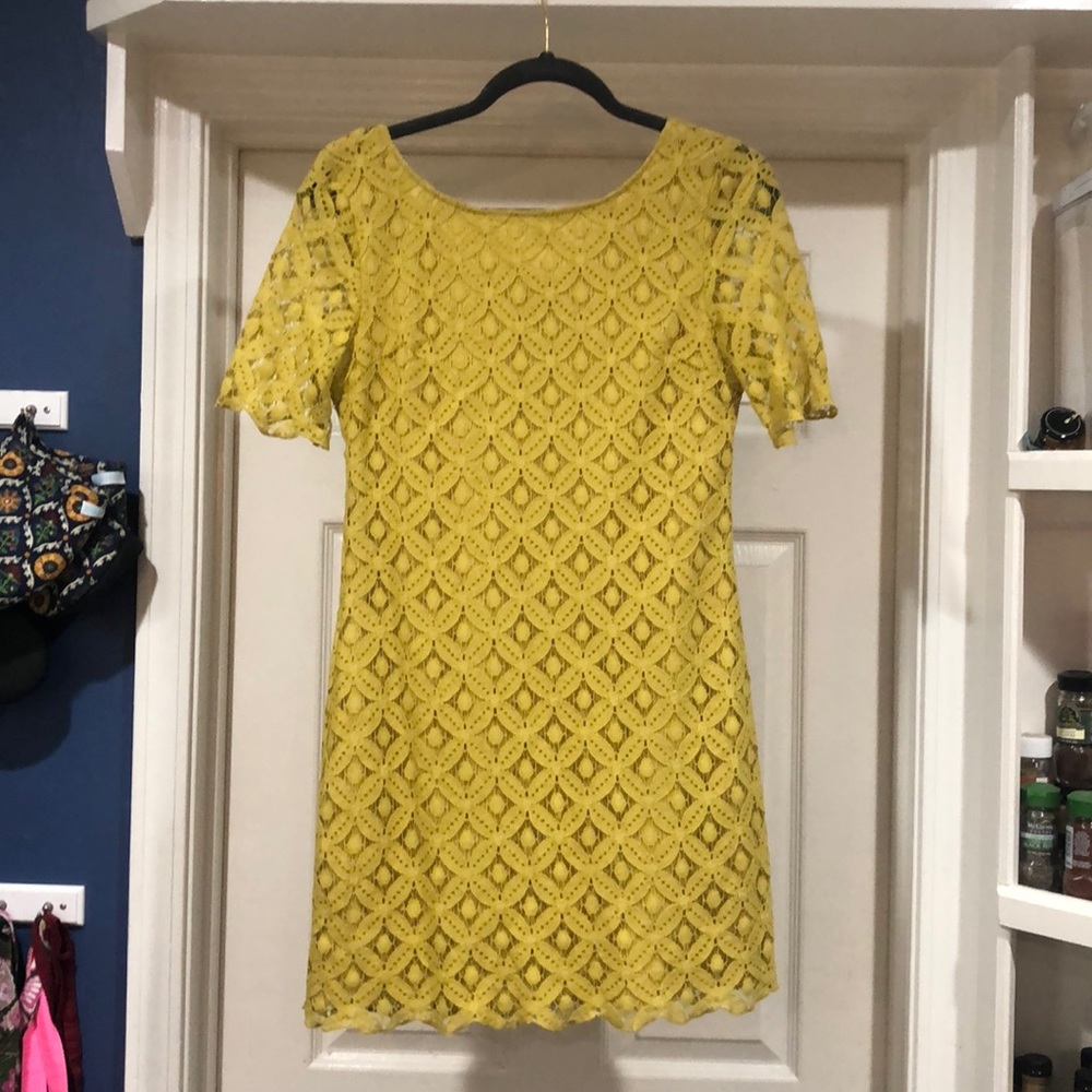 Yellow Lace Dress